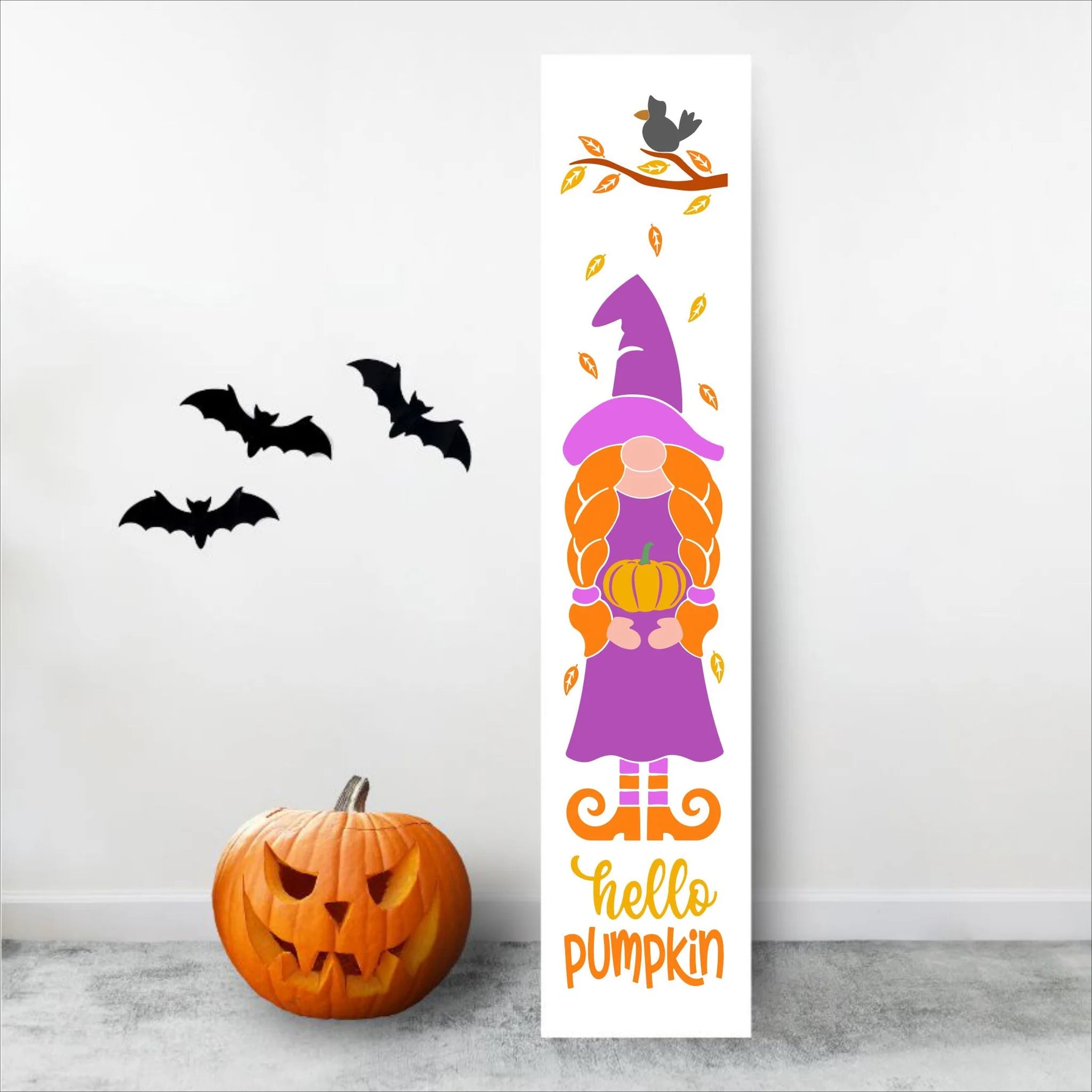 Welcome Fall & Halloween: Porch Planks & Planter Candy Boxes